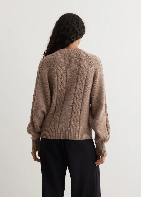 Alpaca Cashmere Cable Knit