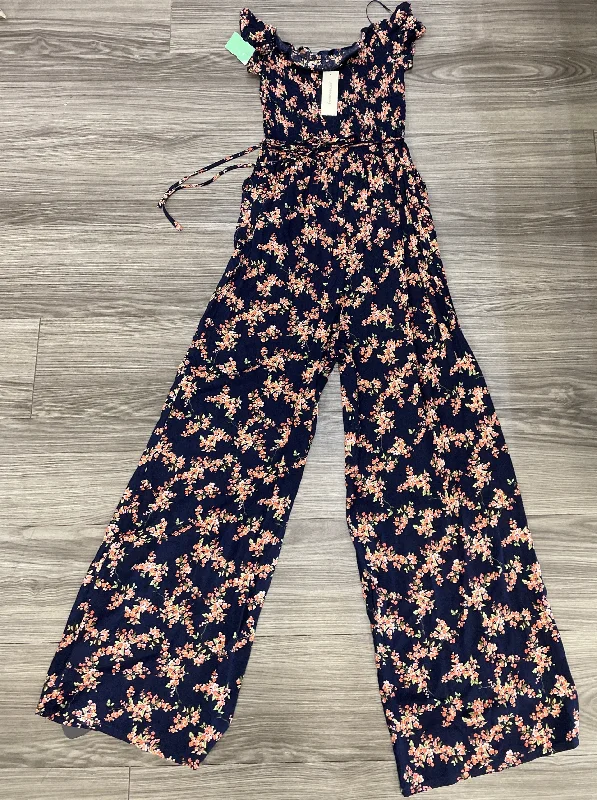 Floral Print Jumpsuit Francesca's, Size M